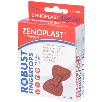 Zeno Phar Zenoplast Robust Strips Fingertops Pansement(S) 20 pc(s) - Publicité Zeno Phar Zenoplast Robust Strips Fingertops Pansement(S) 20 pc(s) - Publicité