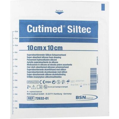 BSN Medical Cutimed® Siltec 10 cm x Pansement(S) 1 pc(s) - Publicité BSN Medical Cutimed® Siltec 10 cm x Pansement(S) 1 pc(s) - Publicité
