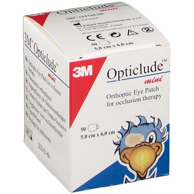 3M™ Opticlude™ Junior Mini 5,0 cm x 6,0 Pansement(S) 50 pc(s) - Publicité 3M™ Opticlude™ Junior Mini 5,0 cm x 6,0 Pansement(S) 50 pc(s) - Publicité