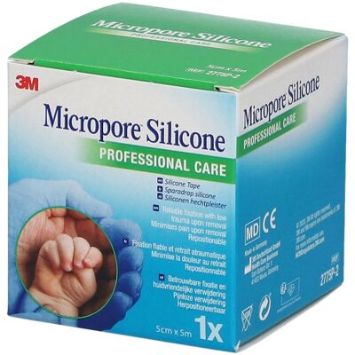 Ruban en silicone 3M Micropore - Stratégie adhésive stérile - Publicité Ruban en silicone 3M Micropore - Stratégie adhésive stérile - Publicité