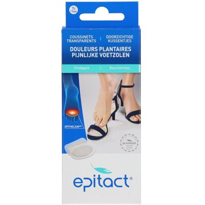 Epitact Coussinets transparents Taille unique Bandage(S) 2 pc(s) - Publicité Epitact Coussinets transparents Taille unique Bandage(S) 2 pc(s) - Publicité