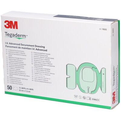 3M Tegaderm I.V. Advanced Dressing 8,5x11,5cm Pansement(S) 50 pc(s) - Publicité 3M Tegaderm I.V. Advanced Dressing 8,5x11,5cm Pansement(S) 50 pc(s) - Publicité
