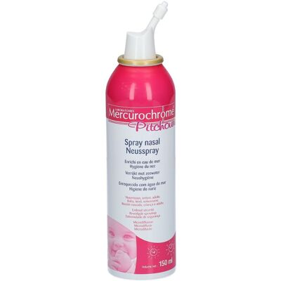 Mercurochrome Pitchoune Spray Nasal 150 m - Publicité Mercurochrome Pitchoune Spray Nasal 150 m - Publicité