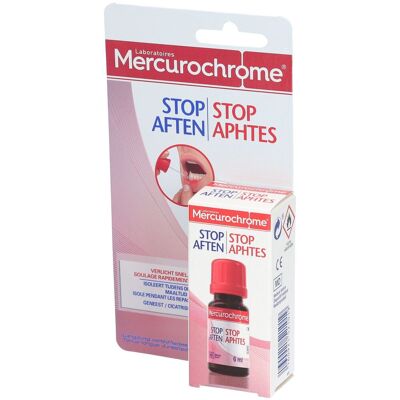 Mercurochrome Pansement Liquide Aphtes et Petites Plaies Pansement(S) 6 ml - Publicité Mercurochrome Pansement Liquide Aphtes et Petites Plaies Pansement(S) 6 ml - Publicité