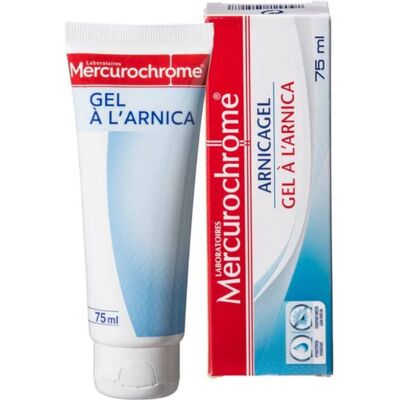 Mercurochrome® Gel à l'arnica Gel(S) 75 ml - Publicité Mercurochrome® Gel à l'arnica Gel(S) 75 ml - Publicité