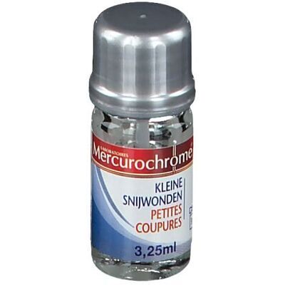 Mercurochrome Pansement Liquide Petites Coupures Pansement(S) 3,25 ml - Publicité Mercurochrome Pansement Liquide Petites Coupures Pansement(S) 3,25 ml - Publicité