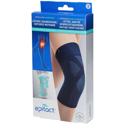 Epitact Genouillère Ligamentaire Taille 3 Bandage(S) 1 pc(s) - Publicité Epitact Genouillère Ligamentaire Taille 3 Bandage(S) 1 pc(s) - Publicité