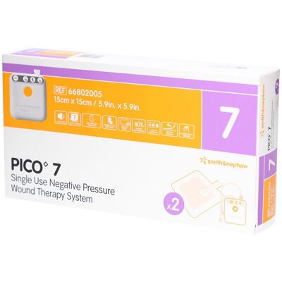Smith & Nephew Pico 7 Pansements 15 x cm Bandage(S) 2 pc(s) - Publicité Smith & Nephew Pico 7 Pansements 15 x cm Bandage(S) 2 pc(s) - Publicité