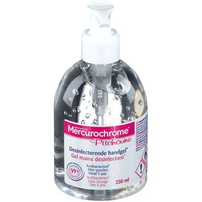 Mercurochrome Pitchoune Gel Main Pompe Gel(S) 250 ml - Publicité Mercurochrome Pitchoune Gel Main Pompe Gel(S) 250 ml - Publicité