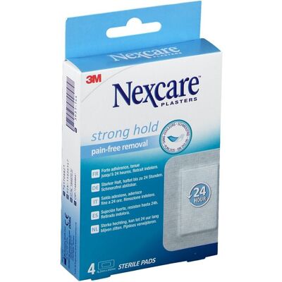 3M Nexcare Strong Hold 24h Pansement(S) 4 pc(s) - Publicité 3M Nexcare Strong Hold 24h Pansement(S) 4 pc(s) - Publicité