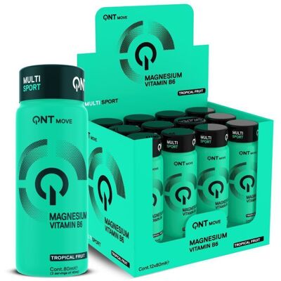 QNT Magnésium Sport - 12x80ml - Boisson Minérale - Publicité QNT Magnésium Sport - 12x80ml - Boisson Minérale - Publicité