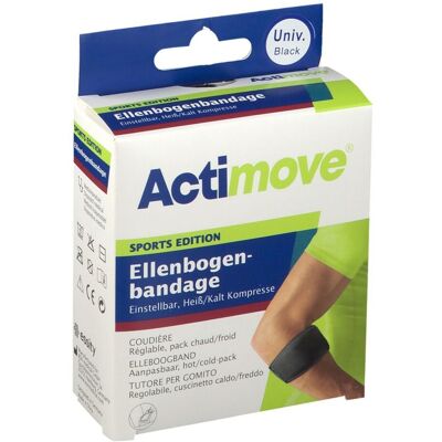 Actimove® SPORTS EDITION Coudière Réglable Noir Bandage(S) 1 pc(s) - Publicité Actimove® SPORTS EDITION Coudière Réglable Noir Bandage(S) 1 pc(s) - Publicité