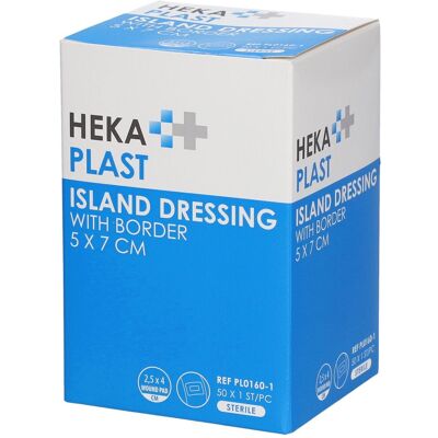 HEKA PLAST Border Pansement Stérile 5 x 7 cm Pansement(S) 50 pc(s) - Publicité HEKA PLAST Border Pansement Stérile 5 x 7 cm Pansement(S) 50 pc(s) - Publicité