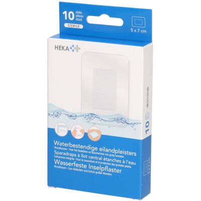 HEKA PLAST Border Transparant Waterproof 5 x 7 cm Pansement(S) 10 pc(s) - Publicité HEKA PLAST Border Transparant Waterproof 5 x 7 cm Pansement(S) 10 pc(s) - Publicité