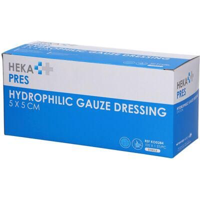 HEKA PRES Hydrophile Gaze-Compresse 5 x cm Compresses 100 pc(s) - Publicité HEKA PRES Hydrophile Gaze-Compresse 5 x cm Compresses 100 pc(s) - Publicité