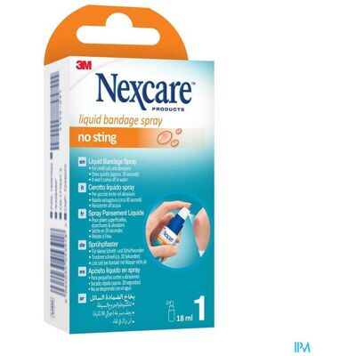 Spray de Bandage Liquide Nexcare Sans Piqûre - Secours - Publicité Spray de Bandage Liquide Nexcare Sans Piqûre - Secours - Publicité
