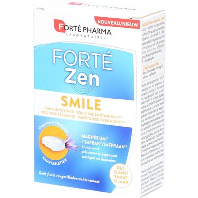Forte Pharma Forté Pharma Zen Smile Comprimé(S) 20 pc(s) - Publicité Forte Pharma Forté Pharma Zen Smile Comprimé(S) 20 pc(s) - Publicité