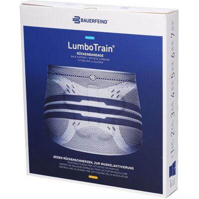 BAUERFEIND® LumboTrain® Bandage pour le dos Taille 2 Titane Bandage(S) 1 pc(s) - Publicité BAUERFEIND® LumboTrain® Bandage pour le dos Taille 2 Titane Bandage(S) 1 pc(s) - Publicité