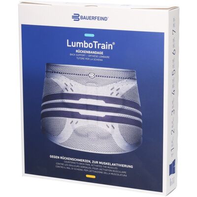 BAUERFEIND® LumboTrain® Bandage pour le dos Taille 3 Titane Bandage(S) 1 pc(s) - Publicité BAUERFEIND® LumboTrain® Bandage pour le dos Taille 3 Titane Bandage(S) 1 pc(s) - Publicité