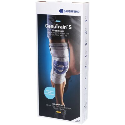 BAUERFEIND Genutrain S Orthèse de genou Taille 4 droit Bandage(S) 1 pc(s) - Publicité BAUERFEIND Genutrain S Orthèse de genou Taille 4 droit Bandage(S) 1 pc(s) - Publicité