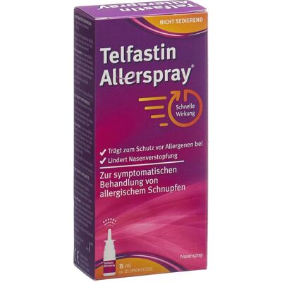 TELFASTIN Allerspray Spray Nasal 15 ml - Publicité TELFASTIN Allerspray Spray Nasal 15 ml - Publicité