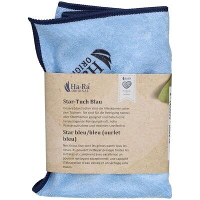 Ha-Ra® Star chiffon bleu 38x38 cm pour nettoyage universel Autre 1 pc(s) - Publicité Ha-Ra® Star chiffon bleu 38x38 cm pour nettoyage universel Autre 1 pc(s) - Publicité