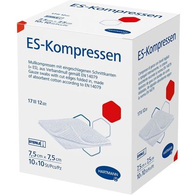 Paul Hartmann AG Es-Compresses - 7,5x7,5cm - Compresses Stériles - Publicité Paul Hartmann AG Es-Compresses - 7,5x7,5cm - Compresses Stériles - Publicité