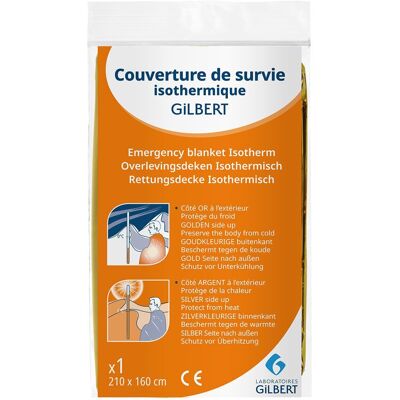 Gilbert Couverture de survie Autre 1 pc(s) - Publicité Gilbert Couverture de survie Autre 1 pc(s) - Publicité