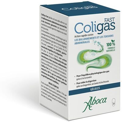 Aboca COLIGAS FAST Capsule(S) 30 pc(s) - Publicité Aboca COLIGAS FAST Capsule(S) 30 pc(s) - Publicité
