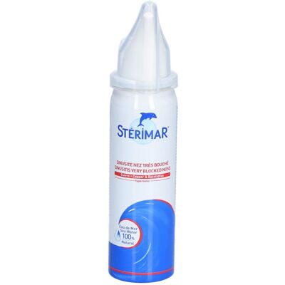 Stérimar STERIMAR Sinusite Nez Très Bouché Spray Nasal 50 ml - Publicité Stérimar STERIMAR Sinusite Nez Très Bouché Spray Nasal 50 ml - Publicité