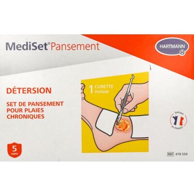 Kit de soins des plaies Hartmann MediSet - Publicité Kit de soins des plaies Hartmann MediSet - Publicité