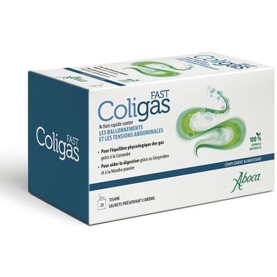 Aboca COLIGAS FAST TISANE - Sachets Thé Instantané 20 pc(s) - Publicité Aboca COLIGAS FAST TISANE - Sachets Thé Instantané 20 pc(s) - Publicité