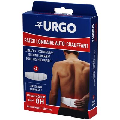 URGO Patch Lombaire Auto-Chauffant Pansement(S) 4 pc(s) - Publicité URGO Patch Lombaire Auto-Chauffant Pansement(S) 4 pc(s) - Publicité