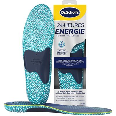 DR.SCHOLL'S Semelles Multi Usages 24 Heures Energie Accessoire(S) 1 pc(s) - Publicité DR.SCHOLL'S Semelles Multi Usages 24 Heures Energie Accessoire(S) 1 pc(s) - Publicité