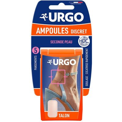 URGO Traitement Ampoule Ultra Discret – Talon Pansement(S) 1 pc(s) - Publicité URGO Traitement Ampoule Ultra Discret – Talon Pansement(S) 1 pc(s) - Publicité