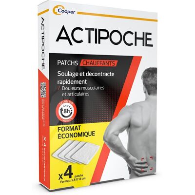 Cooper Actipoche Patchs Chauffants Pansement(S) 1 pc(s) - Publicité Cooper Actipoche Patchs Chauffants Pansement(S) 1 pc(s) - Publicité