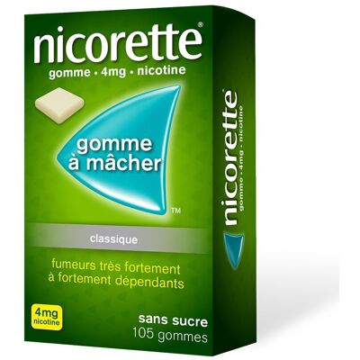 Nicorette® Gomme à mâcher s/s 4 mg Gummies 105 pc(s) - Publicité Nicorette® Gomme à mâcher s/s 4 mg Gummies 105 pc(s) - Publicité