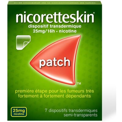 nicoretteskin® 25 mg/16 h Pansement Transdermal 7 pc(s) - Publicité nicoretteskin® 25 mg/16 h Pansement Transdermal 7 pc(s) - Publicité