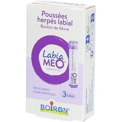 Boiron Labia MEO® Granules Granulés 3x4 g - Publicité Boiron Labia MEO® Granules Granulés 3x4 g - Publicité