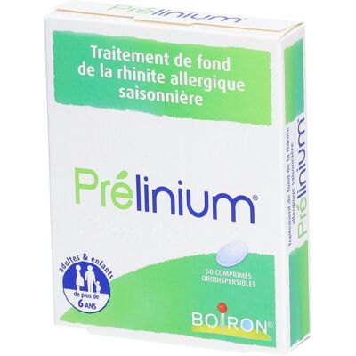 Boiron Prélinum comprimés orodispersibles rhinite allergique Comprimé(S) Orodispersible(S) 60 pc(s) - Publicité Boiron Prélinum comprimés orodispersibles rhinite allergique Comprimé(S) Orodispersible(S) 60 pc(s) - Publicité