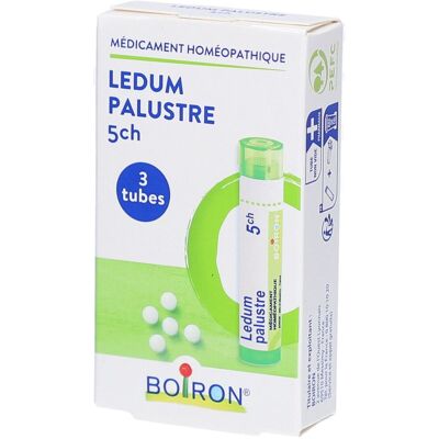 Boiron Ledum Palustre 5CH Granulés 3x4 g - Publicité Boiron Ledum Palustre 5CH Granulés 3x4 g - Publicité