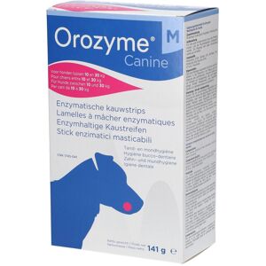 OROZYME® Canine M Lamelle à mâcher enzymatiques Chien 10-30 kg Bande(S) 141 g - Publicité OROZYME® Canine M Lamelle à mâcher enzymatiques Chien 10-30 kg Bande(S) 141 g - Publicité