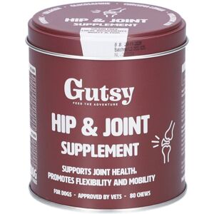 Gutsy Hip & Joint Supplement Chiens Aliment 80 pc(s) - Publicité Gutsy Hip & Joint Supplement Chiens Aliment 80 pc(s) - Publicité