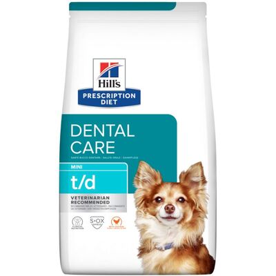 Hills Hill's Prescription Diet Canine T/D Dental Care Mini Chien Pellet(S) 3 kg - Publicité Hills Hill's Prescription Diet Canine T/D Dental Care Mini Chien Pellet(S) 3 kg - Publicité