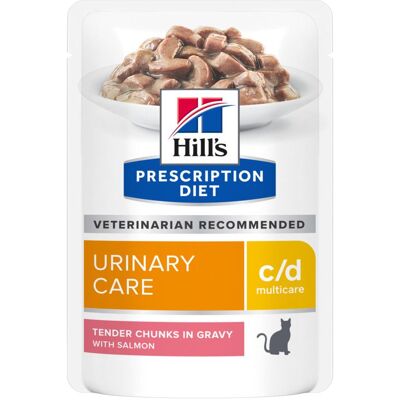 Hills Hill's Feline Presciption Diet CD Saumon Sachet(S) 12x85 g - Publicité Hills Hill's Feline Presciption Diet CD Saumon Sachet(S) 12x85 g - Publicité