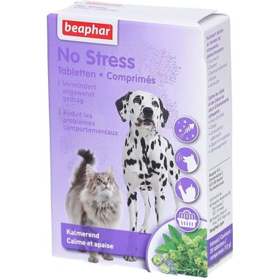 Beaphar Sans Stress Comprimés - Complément Alimentaire - Publicité Beaphar Sans Stress Comprimés - Complément Alimentaire - Publicité