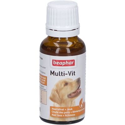Beaphar Multivit Laveta + Carnitine pour Chiens - 20 ML - Publicité Beaphar Multivit Laveta + Carnitine pour Chiens - 20 ML - Publicité