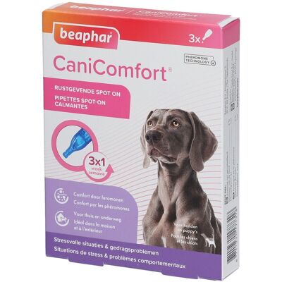 Beaphar Calmant pour Chiens - Pheromone Spot On pour chiens et chiots - 3x1ml - Publicité Beaphar Calmant pour Chiens - Pheromone Spot On pour chiens et chiots - 3x1ml - Publicité