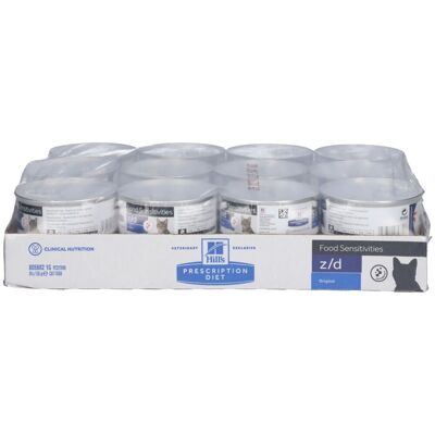 Hills Hill's Prescription Diet Feline Z/D Food Sensivities Aliment 24x156 g - Publicité Hills Hill's Prescription Diet Feline Z/D Food Sensivities Aliment 24x156 g - Publicité