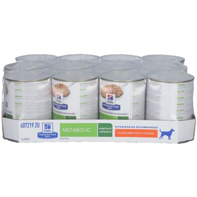 Hills Hill's Prescription Diet Canine Metabolic 12x370 g Aliment - Publicité Hills Hill's Prescription Diet Canine Metabolic 12x370 g Aliment - Publicité